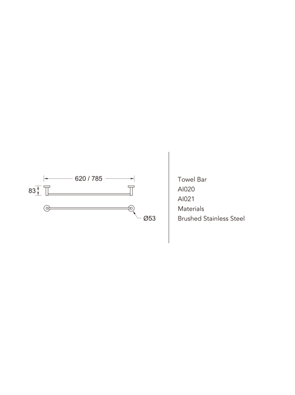 Double Towel Rack -L-AI021