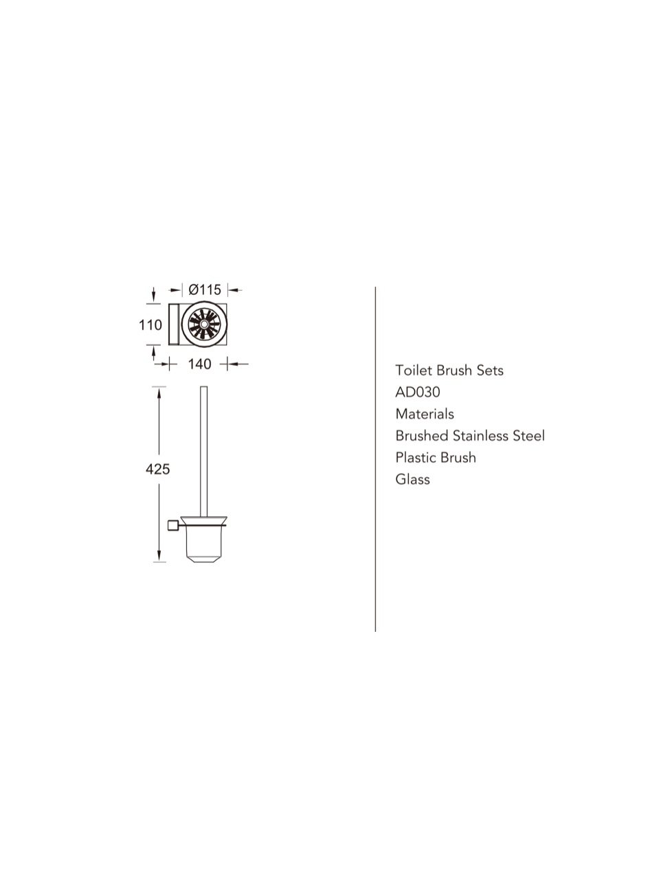 Toilet Brush Holder-AD030
