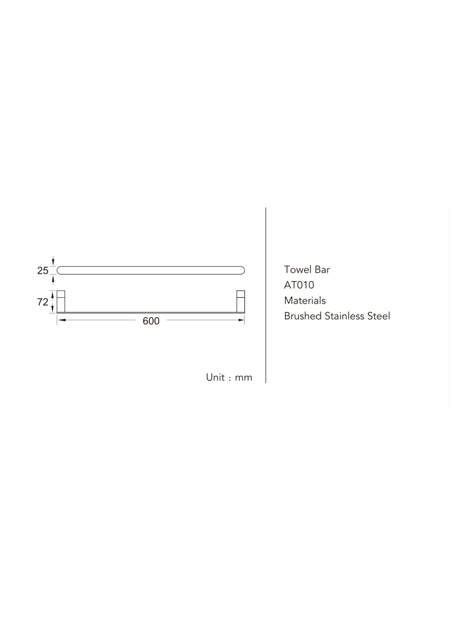 Single Towel Rack-(M)-AT010